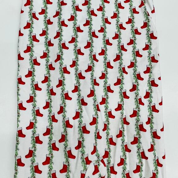 NWT Lila & Hayes Size 3-6M Parker Zipper Footie in Christmas Stockings - Picture 3 of 4